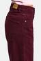 Women's Burgundy Color Lora 7S6-35 Loose Fit 100% Cotton Denim Jean - 5