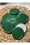 Green Metal Canning Jar Lid 82mm 100 Pieces Set with Silicone - 2