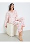Women Pink Floral Print Shirt and Pyjama Set