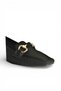 Y820400104 Black Knitwear Fabric Buckle Detailed Women's Ballerinas - 8