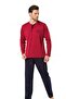 Men's 5 Piece 100% Cotton Long Robe+Pajama Set+Shorts Set Boxed Groom Dowry Set - 3