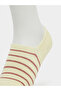 Pack of 3 - Floral and Bow Print No Show Socks - 5