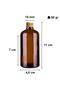 100 ml Brown Glass Cologne Bottle with Gold Cap, Pack of 50 - 2
