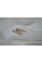 Kp181 Gold Color Zircon Stone Leaf-Shaped Earrings (Length 26 mm) - 2