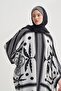 Atlas Black Floral Kaftan - 5