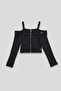 BG Store Girls' Black Blouse - 5