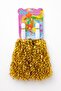 Ponpon Metallic Shiny Gold Cheerleading Stick Durable Lightweight Cheer Pompom 2 Pairs - 2