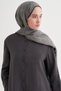 Elenora Monogram Floral Shawl Gray