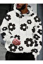 Unisex Black Oversize 3 Thread Raster Sweatshirt - Premium Quality High Resolution Printed