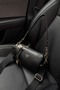 Women's Patternless Black Lock Charm Detailed Shoulder and Crossbody Bag Alice - 3