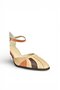 Y398360103 Genuine Leather Thick Heeled Women's Slippers - 8