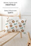 Double-Sided Baby Blanket, 100% Cotton Waffle Pique - Cute Animals - 70 X 105 cm - 7