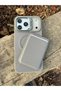 Apple iPhone 18 Pro Max Compatible Gray Gray Color Leather Stand Case with M-Safe Feature and M-Safe