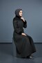 Thick Fur Collar and Sleeve Details Coat - 3