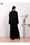 Practical Nida fabric abaya with a full front zipper - 4