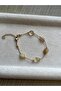 Amorphous Citrine Stone Steel Bracelet Handmade 316L Steel - 2