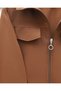 Zippered Waist, Elastic Sleeves, Dabl Fabric Double Set - Tan - 3