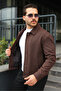 Oversize Sporty Stylish Comfortable Fabric Buttoned Seasonal Jacket - 3