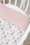 Double-Sided Baby Blanket, 100% Cotton Waffle Pike - Rosy Garden - 70 X 105 cm - 4