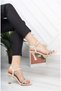 Women's Stoned Cream Dress Heeled Shoes Stiletto - 3