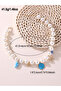 Pearl Necklace with Charm Pendants - 5