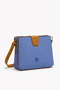 Cross Strap Women's Bag Blue Tan 4059 - 2