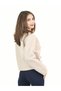 Women's Tie-Dye Short Cashmere Beige Jacket - 3
