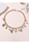 Gold Charm Necklace with Sea Pendants - 4