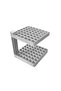 Brush Holder Pen Holder - Painting Brush Stand - Stand for Canvas Brushes Plastic White 8cm - 5
