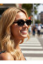 Black Rectangle Sunglasses - 2