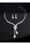 2-Piece Embellished Necklace And Earrings Jewelry Set - 3