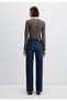 Malibu Deep Blue Str Side Stripe Detailed Jean Trousers 1010152-91127 - 2