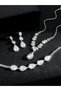 3-Piece Embellished Necklace, Bracelet And Earrings Jewelry Set - 5