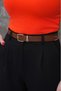 Antique Buckle Bridge End Set Women's Trouser Belt Dress Belt Shirt Belt Coat Belt - 4
