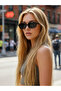 Black Rectangle Sunglasses - 3