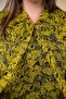 Plus Size Tie-Detail Neck Dress Yellow - 7