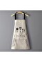 Kitchen Apron with Hand Wipe Pockets, Water Resistant Large Pockets Adjustable