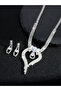 2-Piece Embellished Necklace And Earrings Jewelry Set - 4