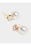 Drop Faux Pearl Earrings - 2