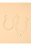 Pack of 2 - Golden Layered Necklace - 4