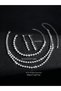 3-Piece Embellished Necklace, Bracelet And Earrings Jewelry Set - 2