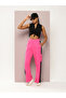 Women Pink Wide Leg Soft Drapey Cotton Pant - 4