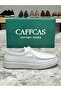 Genuine Leather White Napa Handmade Casual Men's Shoes 1903-Paris - 2