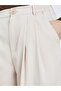 Women Cream Wide Leg Trousers - 3