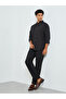 Men Black Pleated Tapered Linen Trousers - 2