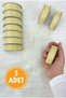 5 Pieces of Organza Tulle Ribbon Pastel Cream 2cm 22Mt, Bundle, Engagement, Dowry, Gift Packaging, Decoration, Wedding - 4
