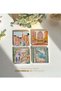 Rbyeshop and Summer European City Themed Stone Coasters - Set of 4 Floral and Colorful 788459 - 2