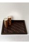 Brown Branded Patterned Premium Decorative Presentation Tray/Organizer - 2