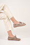 Sassani Premium Mink Beaded Casual Suede Loafer