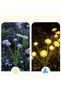2 Pieces of Plastic Mushroom Sensor Solar Garden Lamp - 5